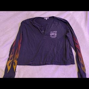 Urban Outfitters racing crop top